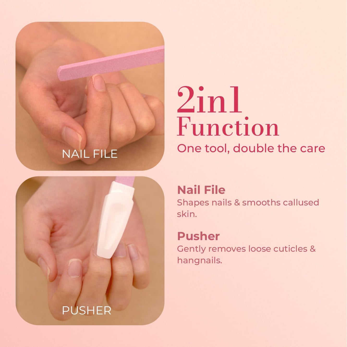 Ceramic Files for Nails, Manicure Fingernail Files with Cases, Expert Precision Filing, Leaves Nails Smooth- Perfect for Women, Men, Kids & Baby, Professional Manicure & Pedicure Kit