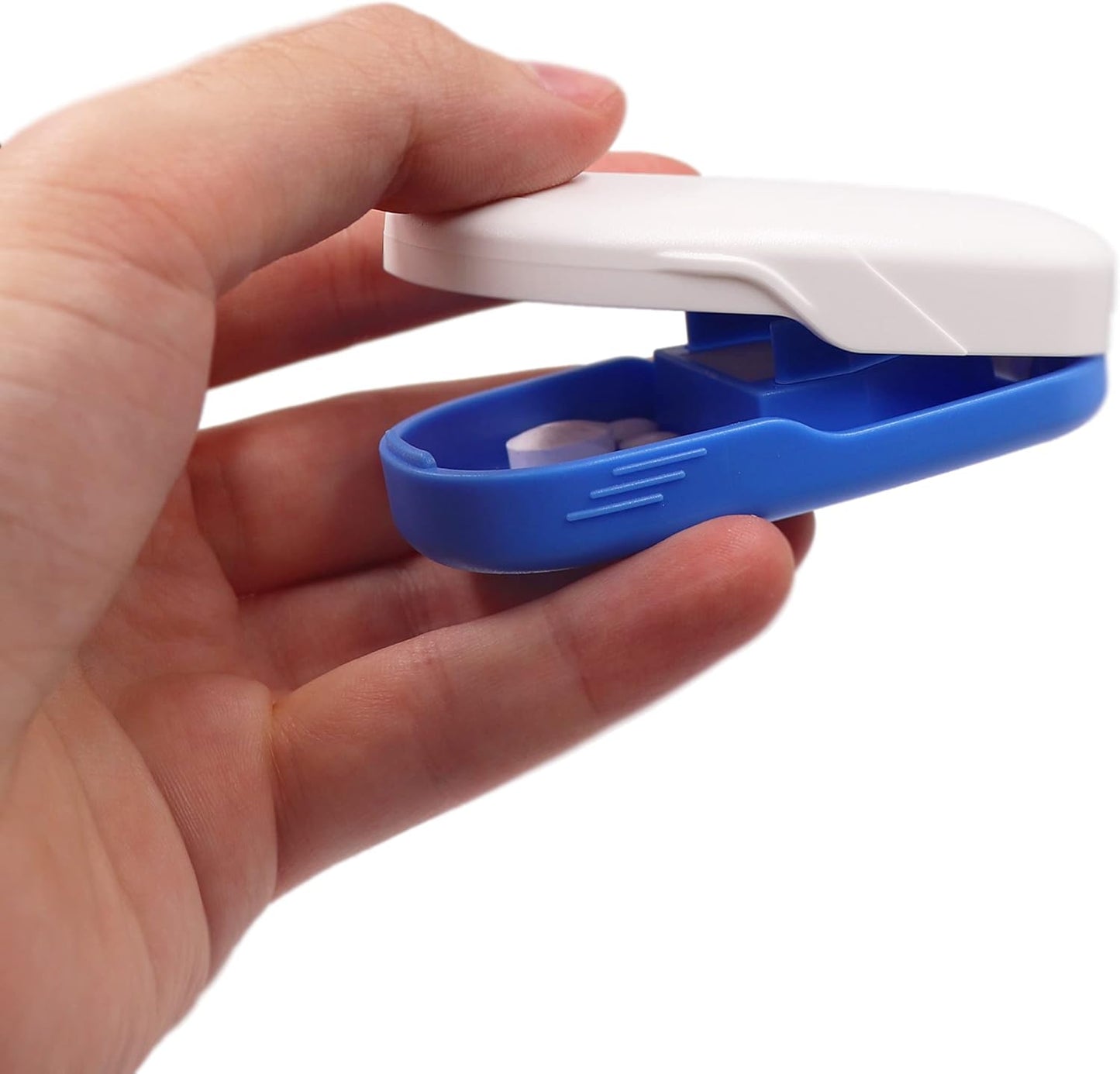 KMINA - Pill Cutter and Crusher Combo (Pack), Small or Large Pills, Grinders for Tablets