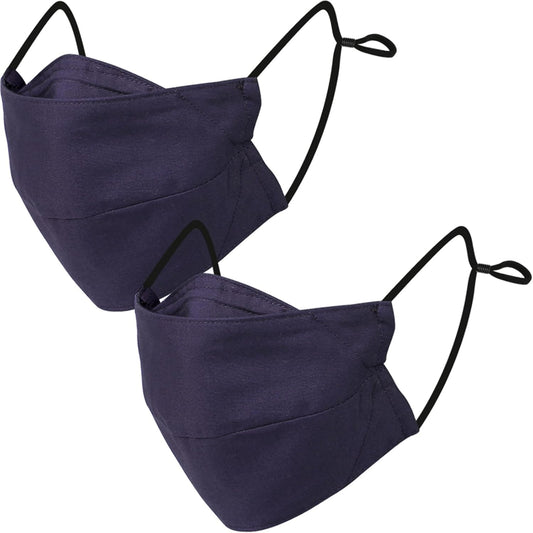 BASE CAMP Reusable Cloth Dust Face Masks 100% Cotton Washable Adjustable Breathable Fabric Mask with Filter Pocket