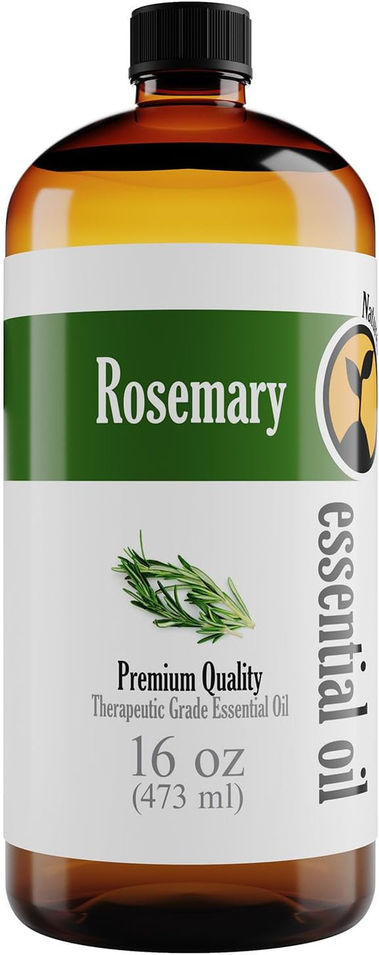 16oz Rosemary Essential Oil - Therapeutic Grade Essential Oil for Aromatherapy, Diffuser, Soap Making, and Candles