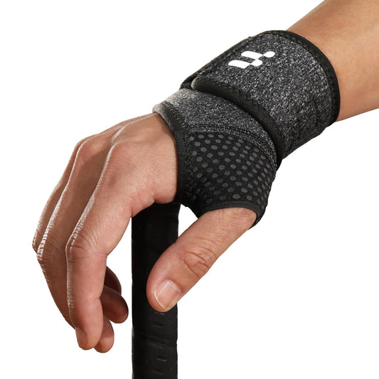 2 x Wrist Brace with Soft Thumb Opening for Mild Carpal Tunnel Tendonitis Arthritis Sprains (Not for Thumb), Compression Hand Brace for Women Men, Wrist Support Strap for Sports Work Typing Sleeping