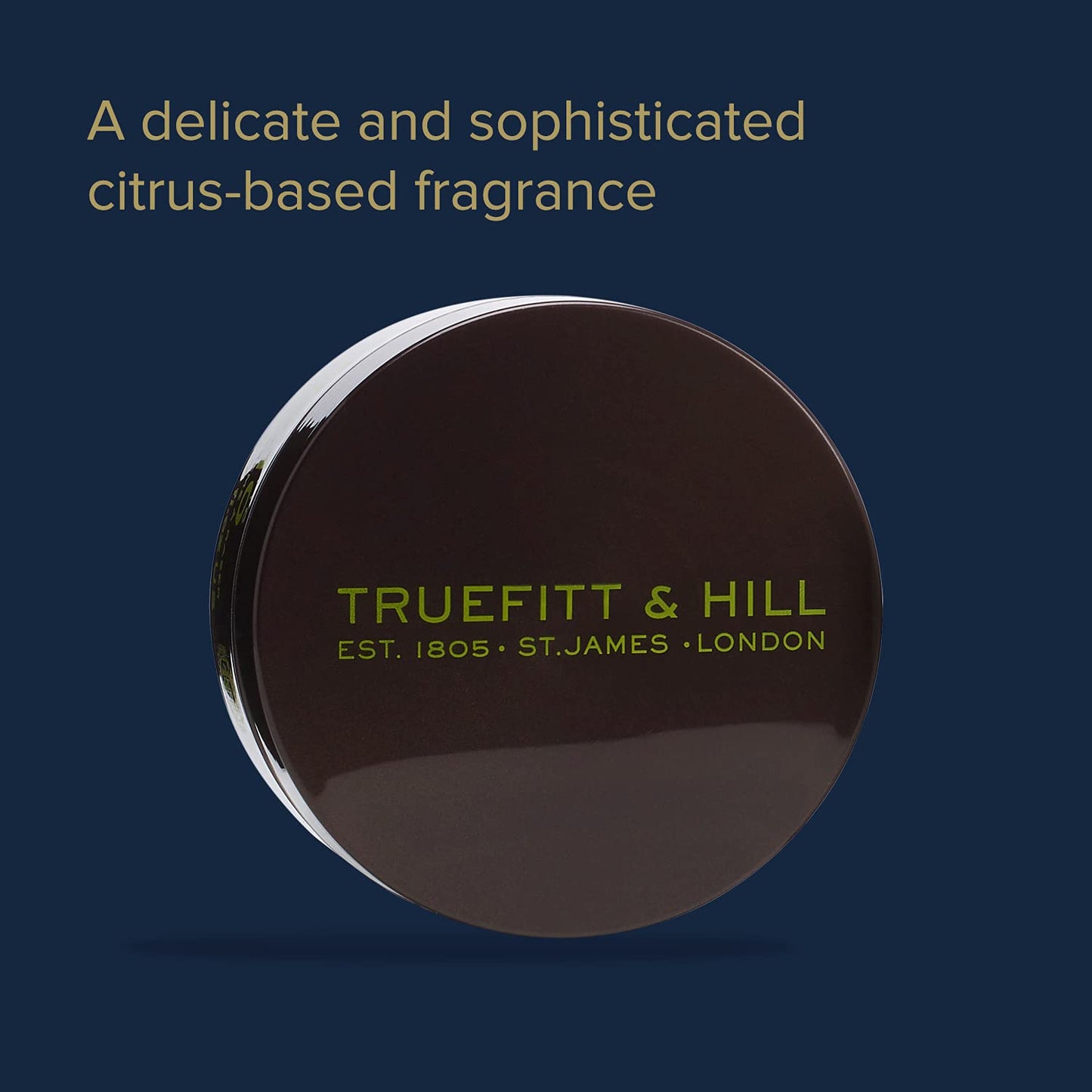 Truefitt & Hill Shaving Cream Bowl - No. 10 - Premium Glycerin-Based Lather, Smooth Glide, and Hydration for a Luxurious Shave, Formulated for Sensitive and Irritated Skin - 6.7 oz.