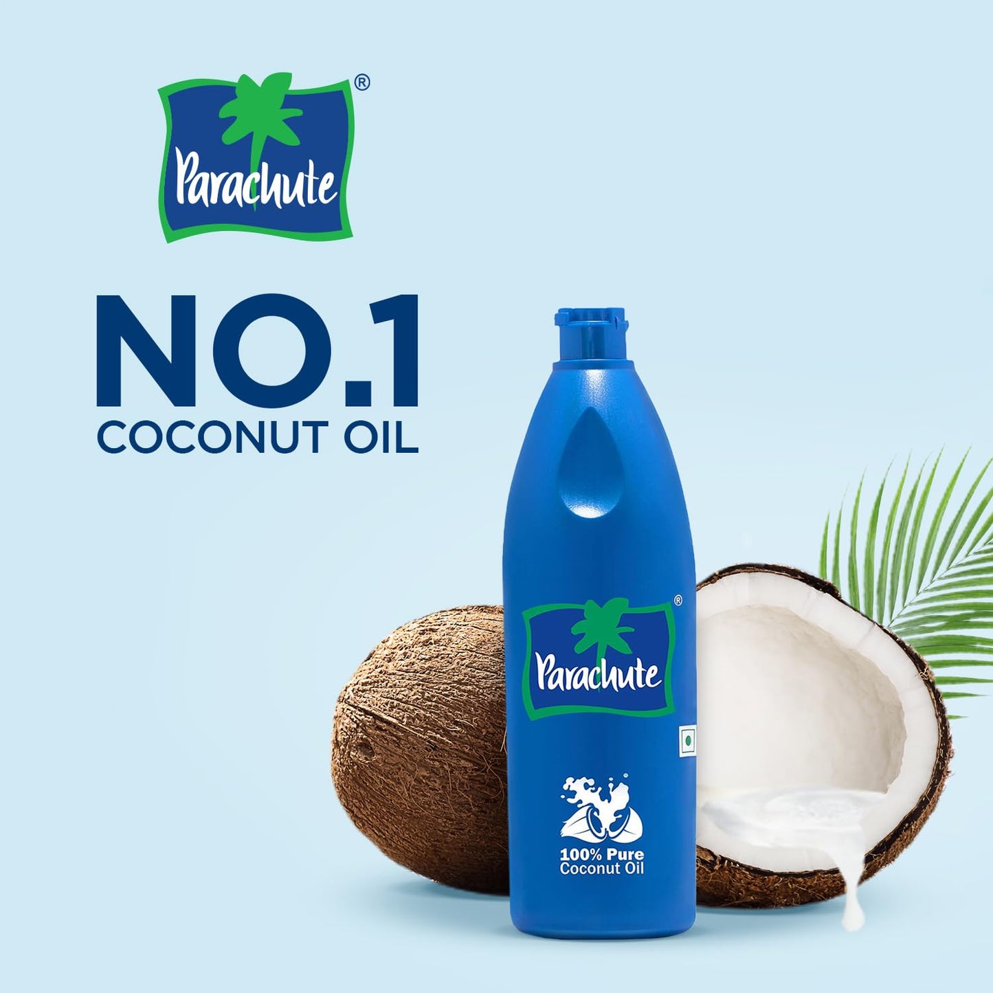 Parachute 100% Pure and Natural Unrefined Coconut Oil | No Chemicals & Added Preservatives | 63 fl.oz