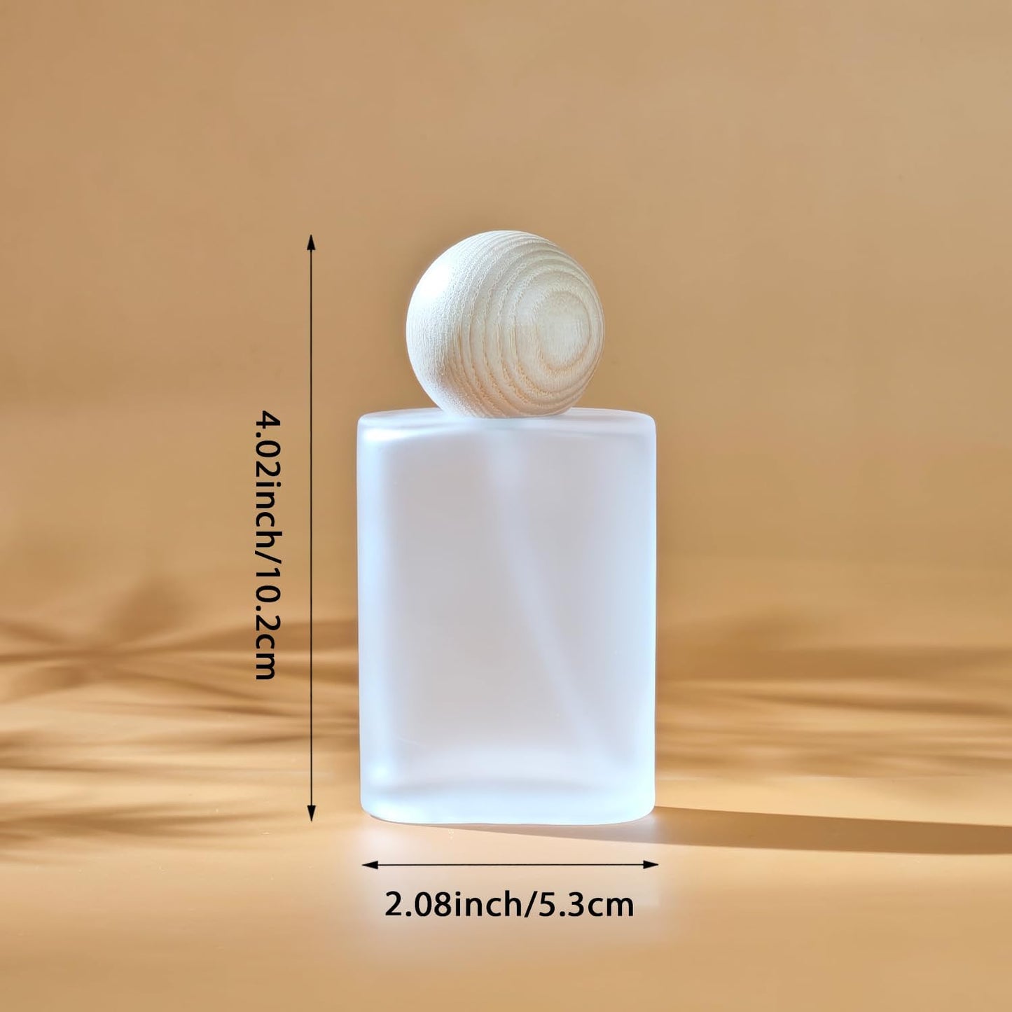 50ml/1.7 Oz Glass Spray Bottle Perfume Atomizer,Perfume Travel Refillable Spray Bottle Empty with 3 Kinds of Dispenser (B1)