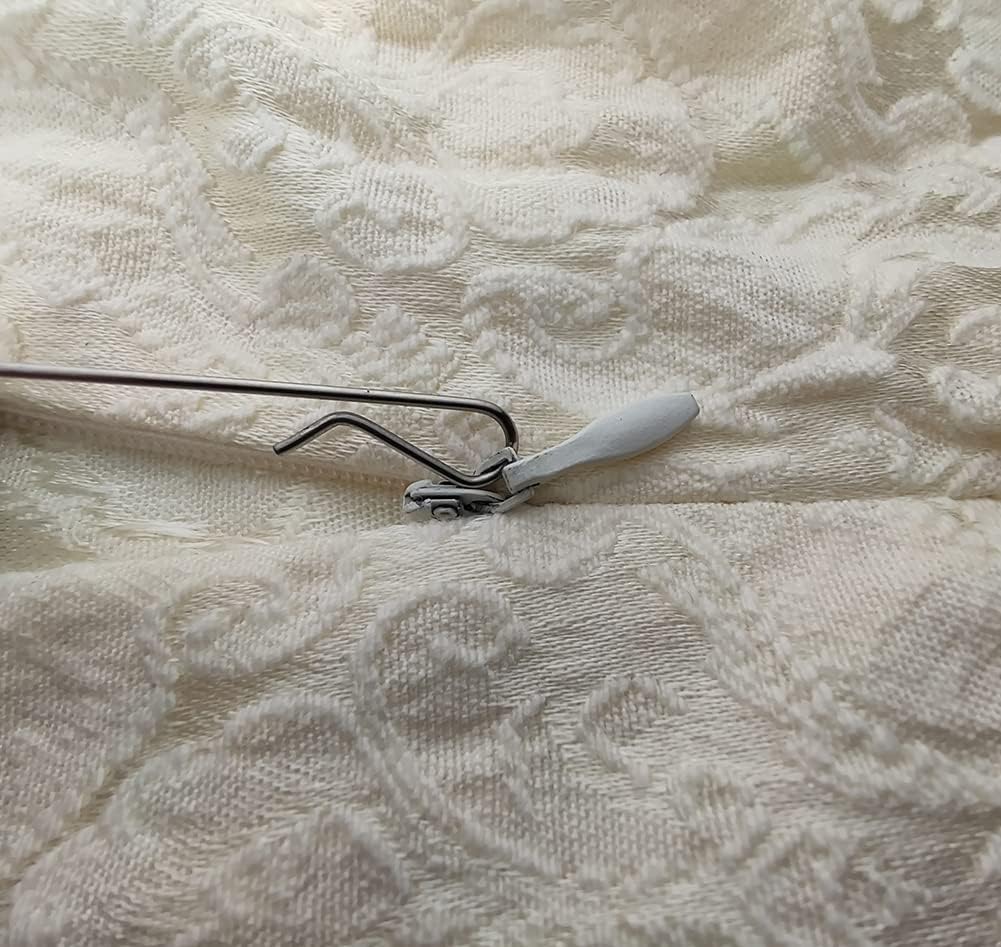 Zipper Helper for Dress and Boots, Zipper Puller Zip with Hook and Clip for Almost All Zippers Types, Zip up Dress by Yourself (Silver 1)