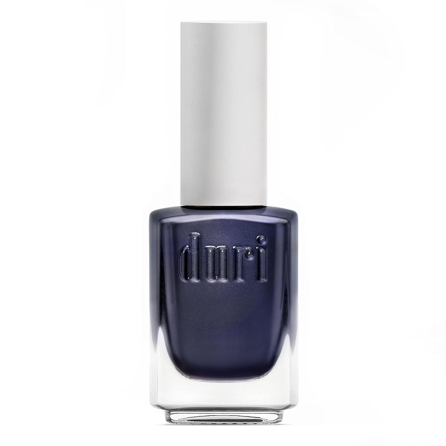 duri Nail Polish, 761 Glow Up, Deep Purple Blue Metallic Pearl Shimmer, Full Coverage, Shiny Finish, Fast Drying, Long Lasting, 0.45 Fl Oz
