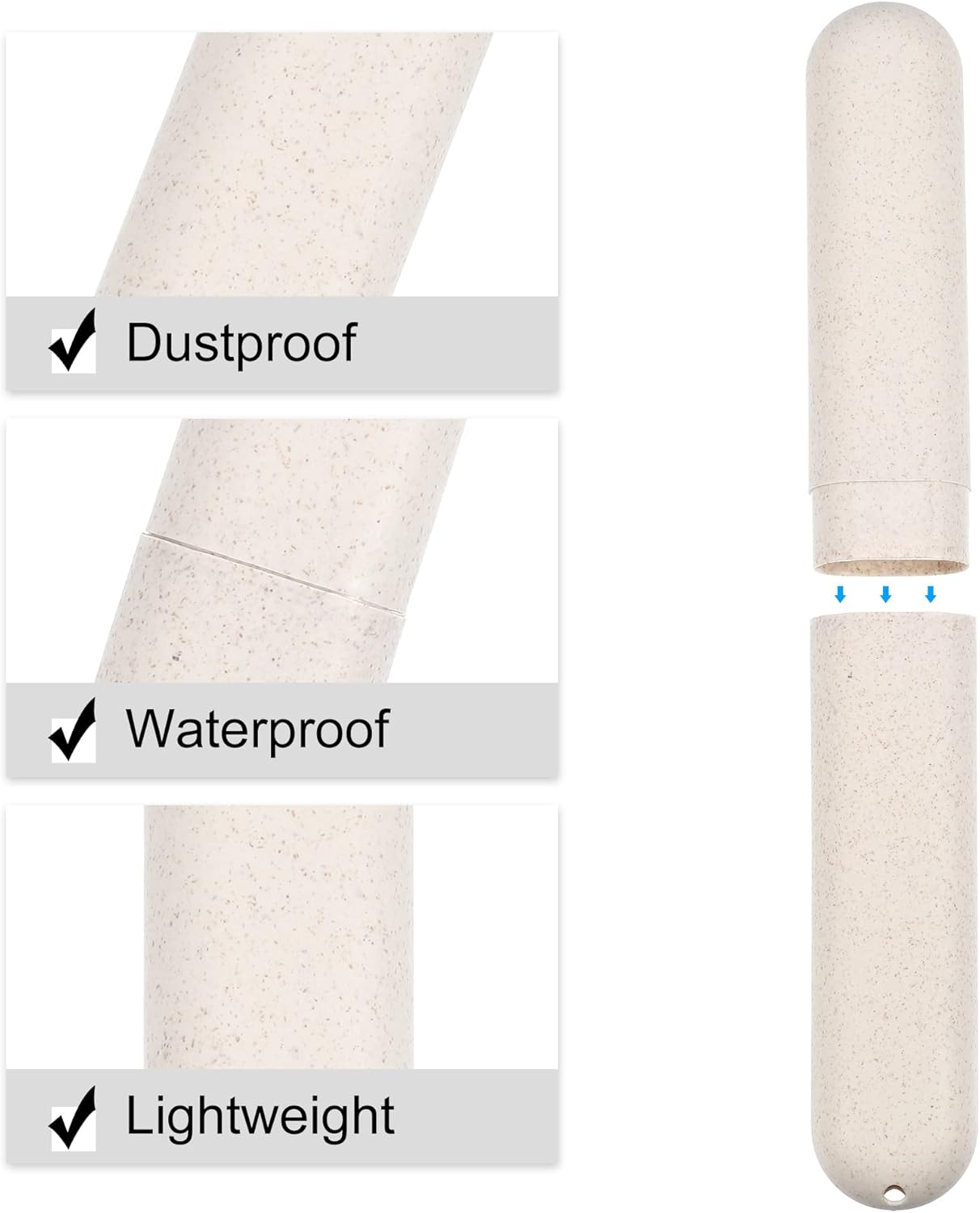 Toothbrush Case Beige