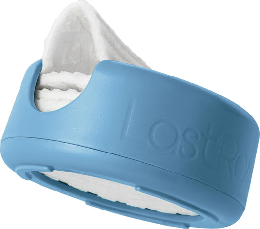 LastRound® 7 Sustainable Reusable Cotton Rounds for Facial Cleansing – Zero-Waste Eco-Friendly Makeup Remover Pads for All Skin Types with Travel Storage Case