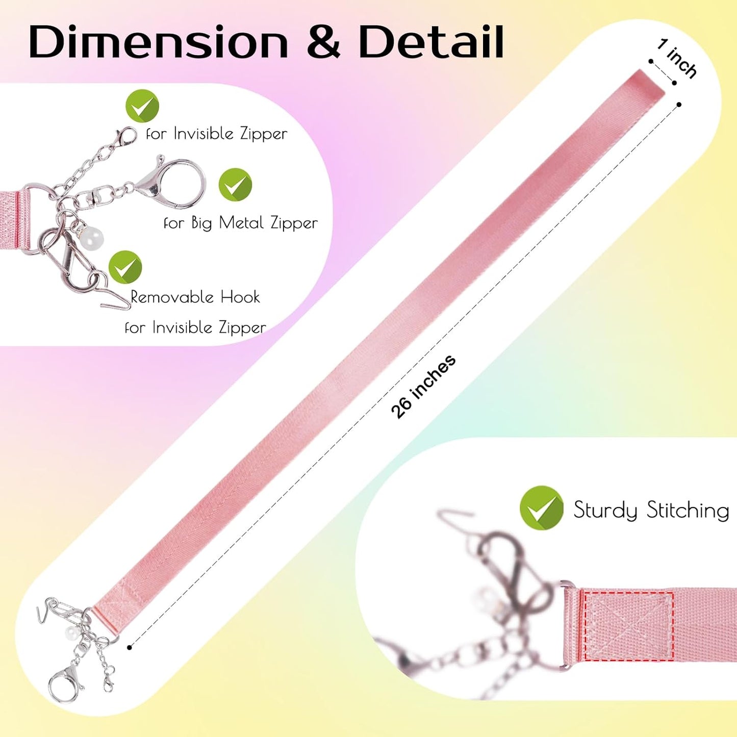 Zipper Helper Bracelet Helper Tool Set, Zipper Puller Helper Dresses Zipper Pull Helper Back Zipper Puller for Overweight, Elderly, Disabled, Individuals or Travel, Easy to Use