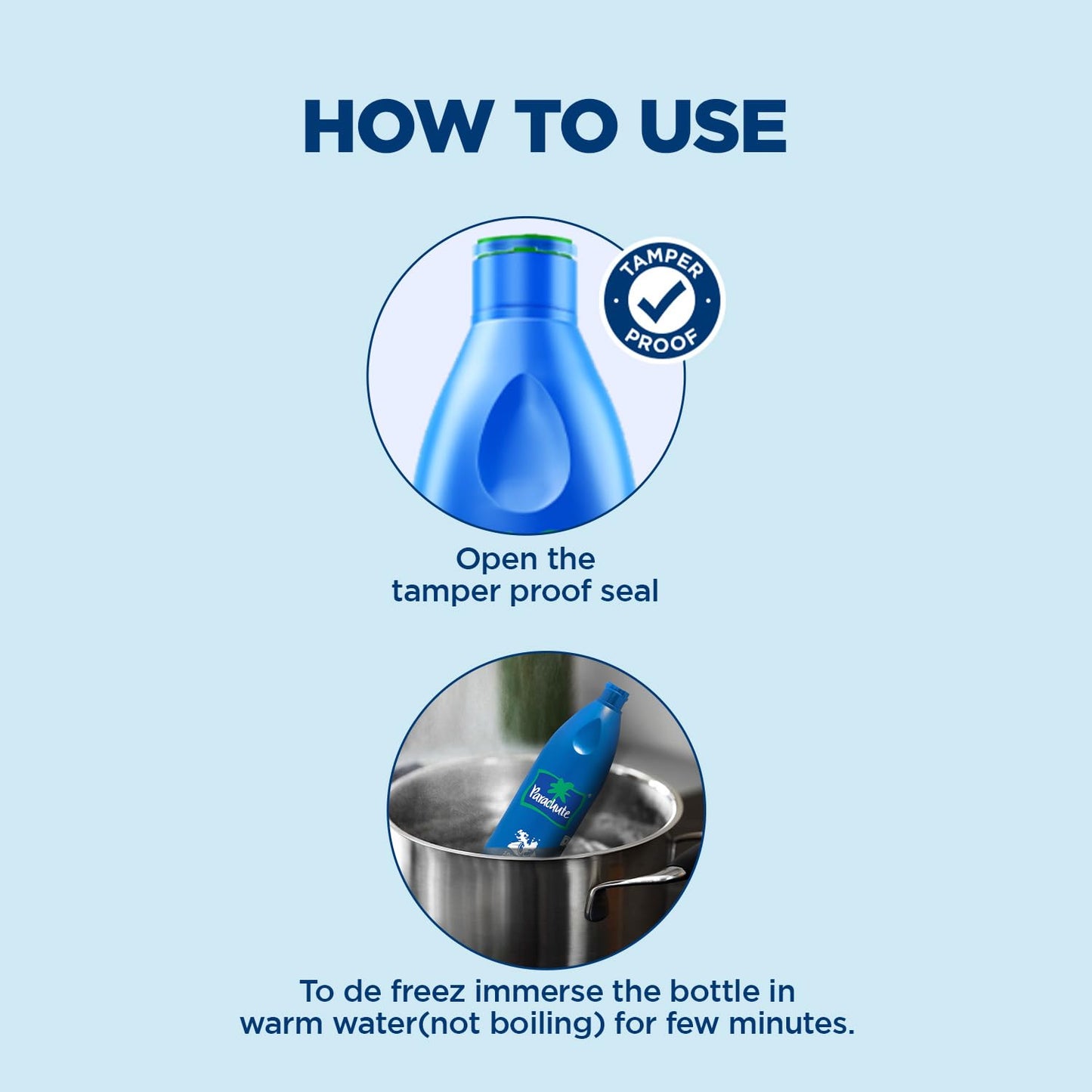 Parachute 100% Pure and Natural Unrefined Coconut Oil | No Chemicals & Added Preservatives | 63 fl.oz