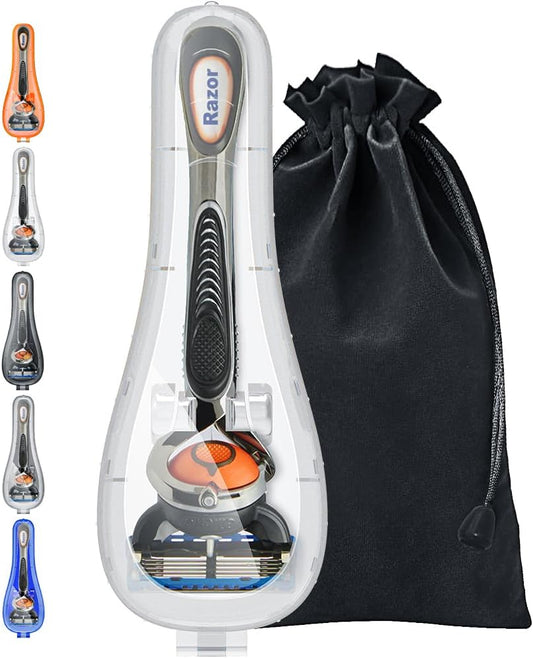 Razor Case Compatible with Gillette Proglide Fusion Men's Razor, Travel Protector Case with Carrying Bag