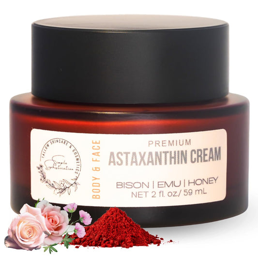 BISON | EMU | HONEY Balm - made with pasture raised Bison tallow and antioxidant Astaxanthin | Tallow Balm | with honey and emu oil | All natural | suitable for sensitive skin - 2 fl oz