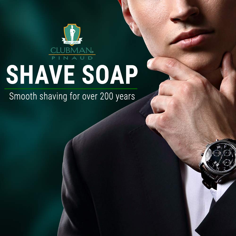 Clubman Shave Soap – Classic Shaving Soap for Men, Smooth & Comfortable Shave, Premium Men’s Grooming, 2 oz