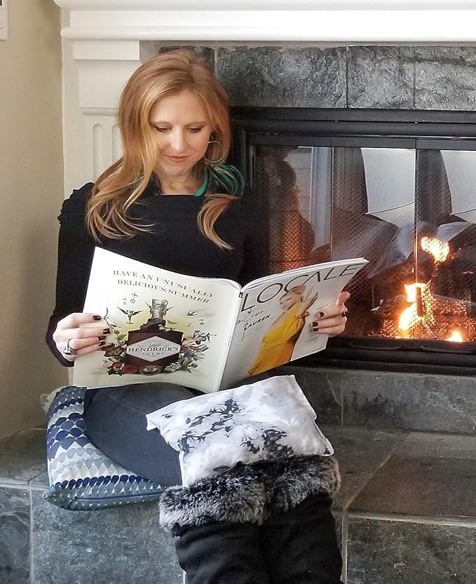 Heating Pad Corn Filled. Natural Heat Therapy for Lower Back, Neck, Shoulders, Cramps. Pain and Stress Relief Heated Wrap. (Blooming)