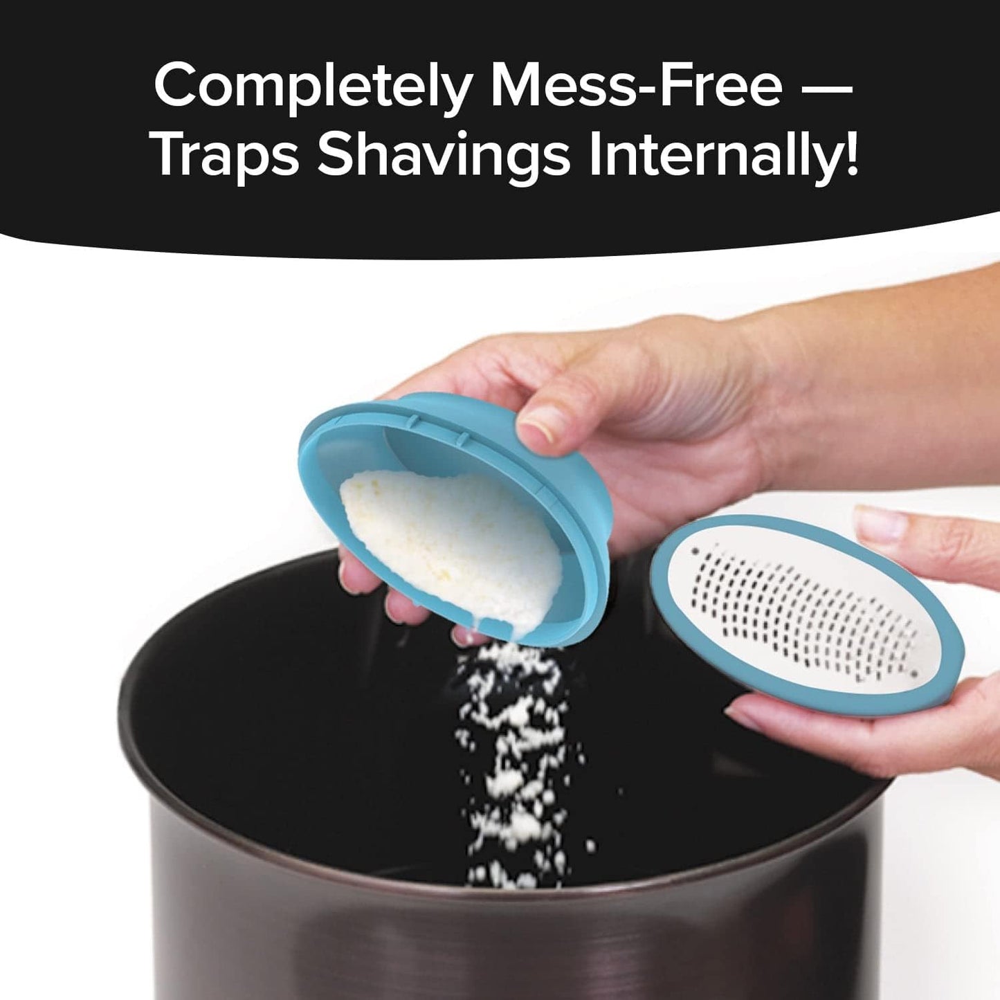 PedEgg Classic Callus Remover, As Seen On TV, New Look, Safely & Painlessly Remove Tough Calluses Dry Skin to Reveal Smooth Soft Feet, 135 Precision Micro-Blades, Traps Shavings