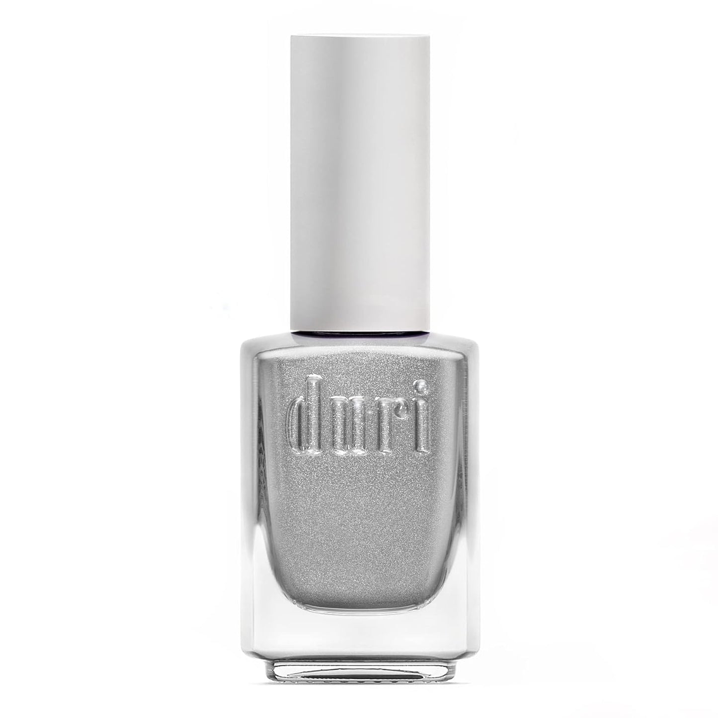 duri 536 Celebrity Scandal Nail Polish, Frosted Metallic Silver, Full Coverage, Fast Drying, Glossy, Lasting, 0.45 Fl Oz
