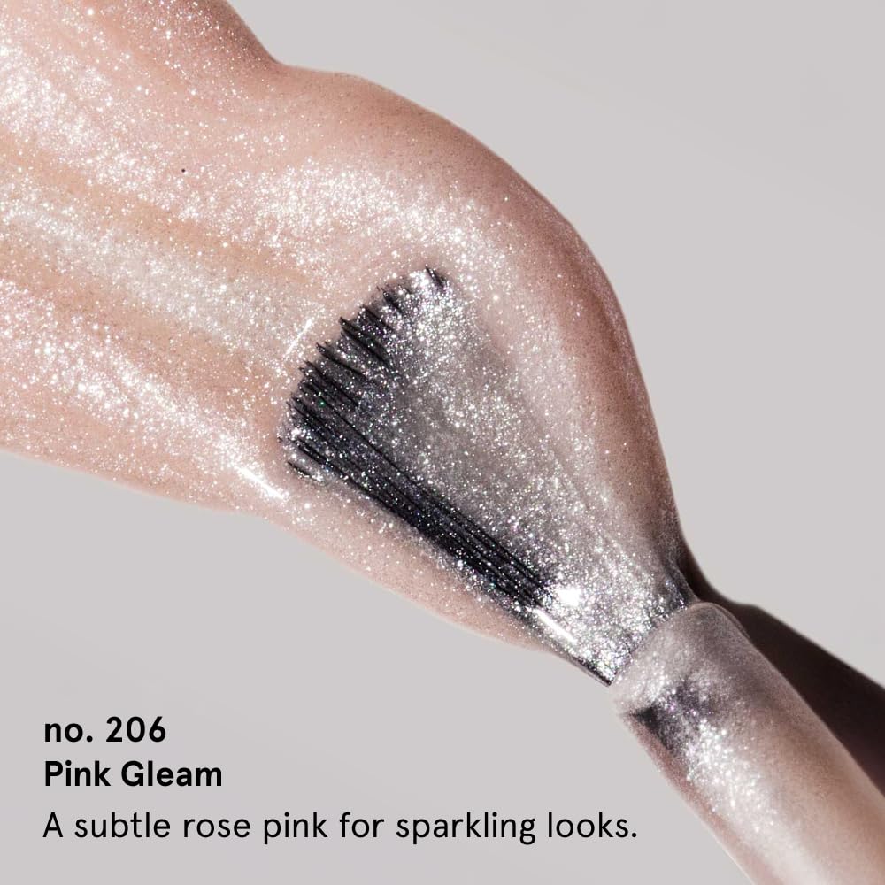 gitti Plant-based Nail Polish I Non-Toxic, 30-Free, Based On Natural Origin Ingredients, Cruelty-Free, Vegan, High Performance Colors, Glossy Finish, Shade no. 206 Pink Gleam (0.5 fl oz)