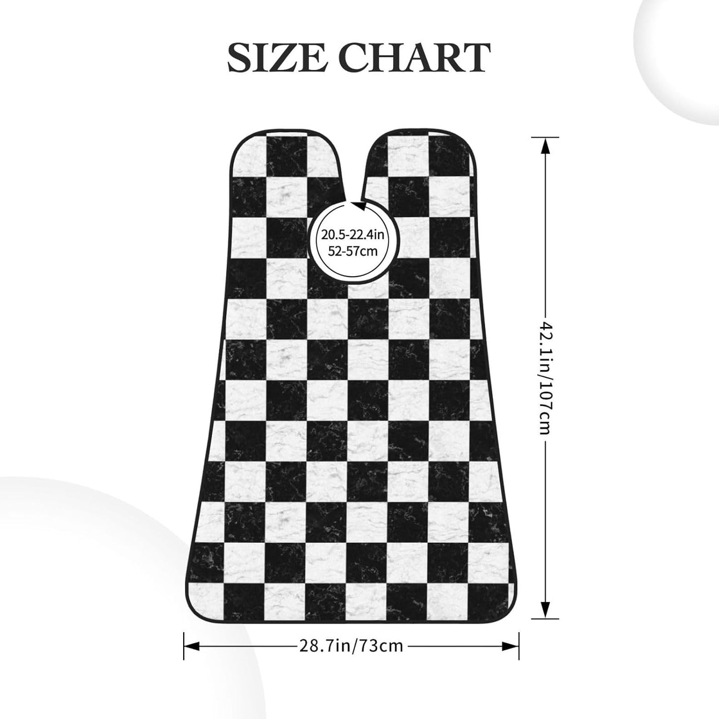 Checkerboard Beard Bib Apron, Beard Hair Catcher For Men Shaving, Waterproof With Suction Cups