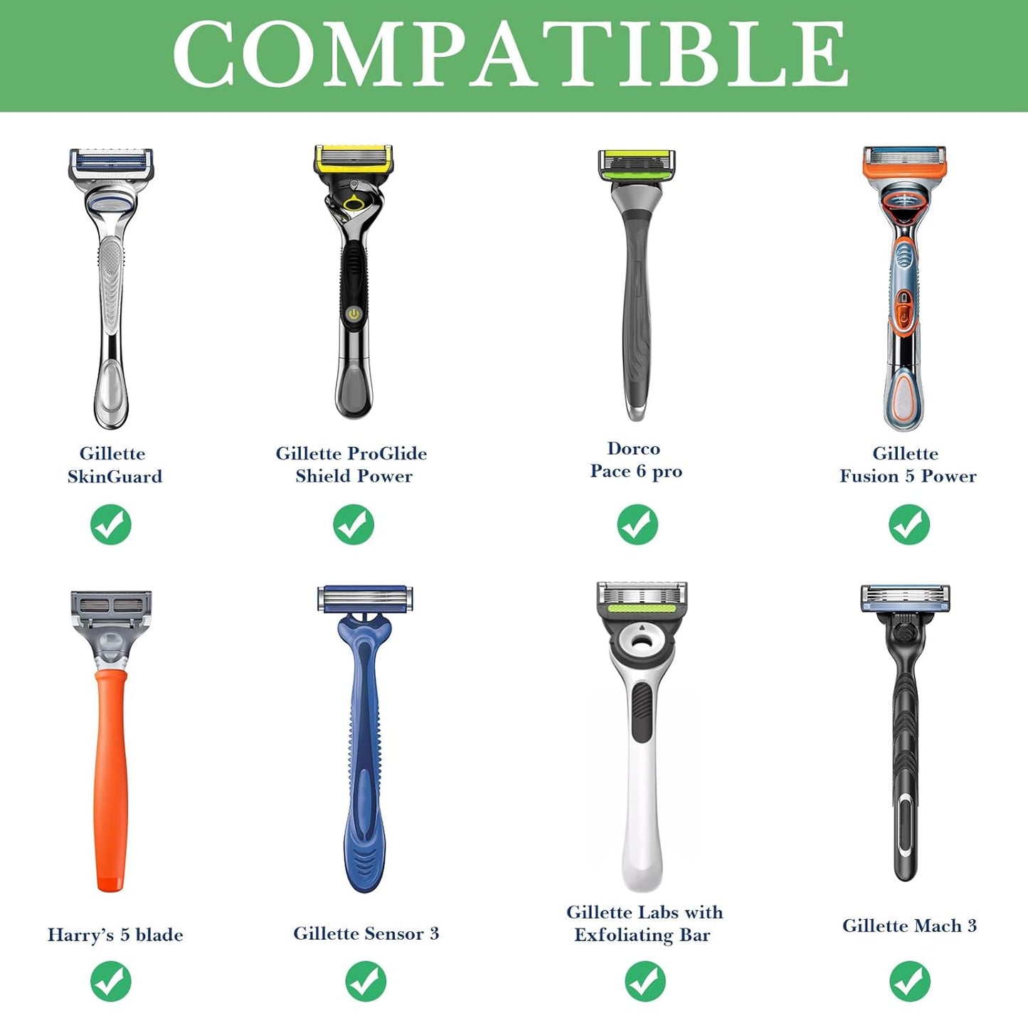 Linkidea Travel Razor Case, Shaver Carrying Cover Bag, Compatible with Fusion 5 Power, ProGlide Power, MK-23C, Men's Portable Razor Holder, Protective Storage Pouch (Black)