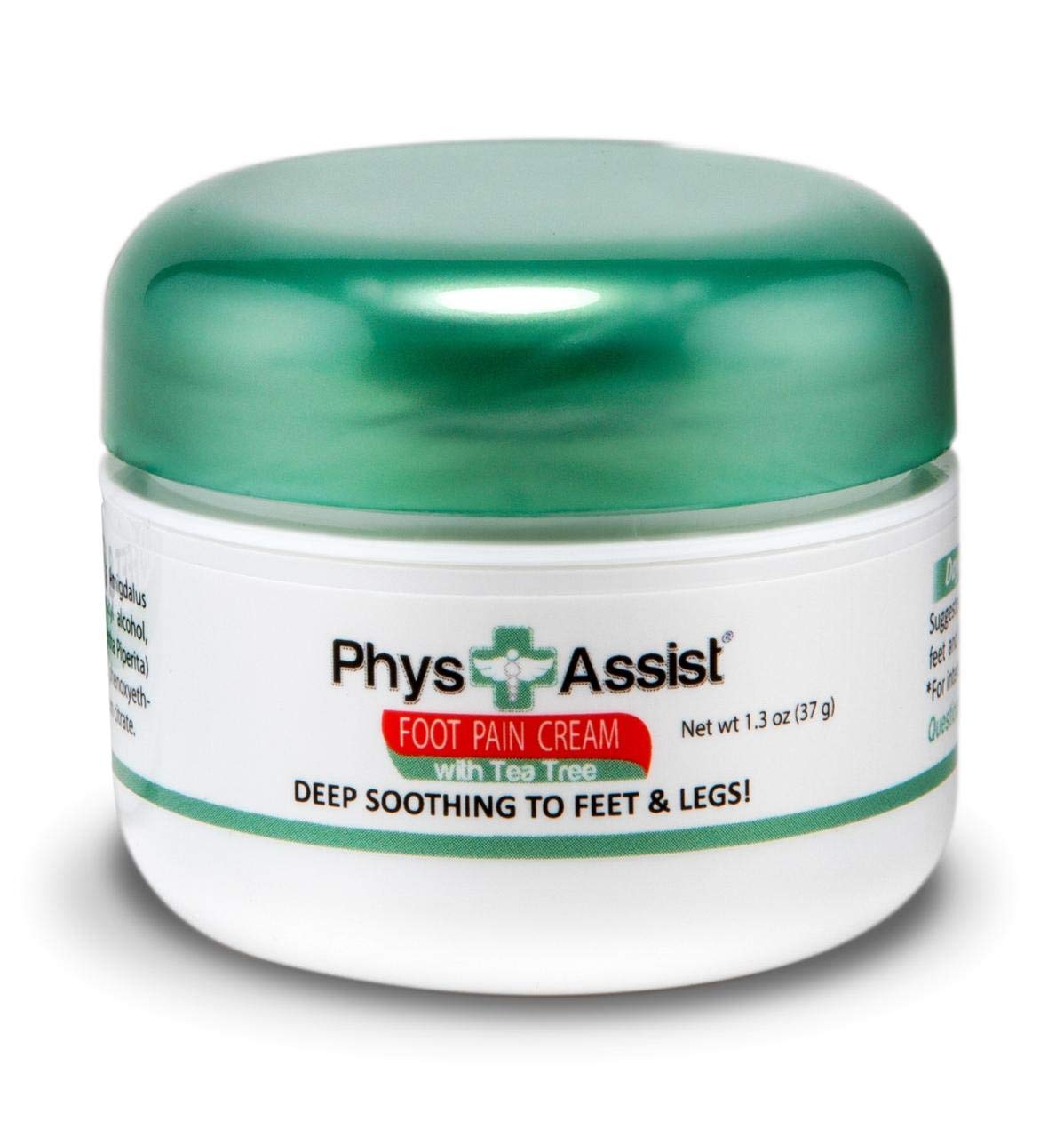 PhysAssist Soothing Foot Cream to Feet and Legs. 1.5 oz