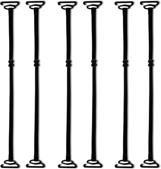 Magicmode 3 Pairs Bra Strap Replacement Elastic Adjustable Removable Multi Color