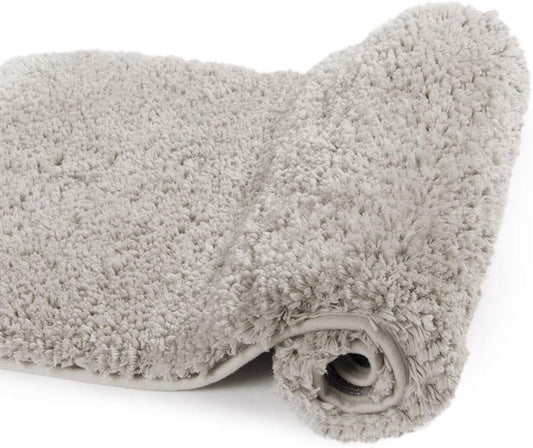Walensee Luxury Bathroom Rug, 24" x 40", Light Tan - Extra Soft, Absorbent, Non-Slip, Machine Washable Shaggy Bath Mat for Bathroom