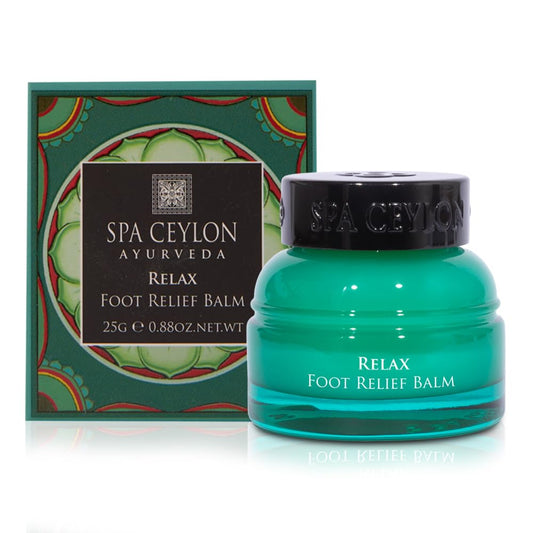 SPA CEYLON RELAX Foot Relief Balm | Instant Cooling & Soothing | relief for tired & fatigued feet | Hydrating | 100% Natural | Suitable for all skin types