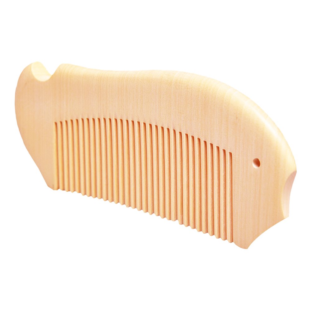 TAN MUJIANG Handcraft Natural Wood Hair Combs Accesory For Women, Men, brides, Curly Hair, Straight hair (Light color) KCSHY0602
