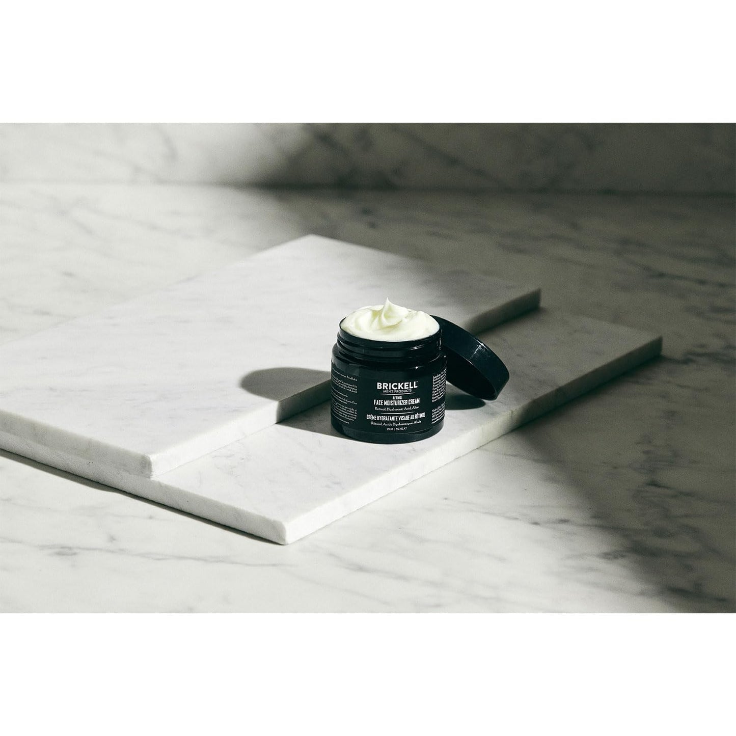 Brickell Men's Retinol Face Moisturizer Cream For Men, Natural & Organic, Anti-Wrinkle Face Night Cream with Retinol & Hyaluronic Acid To Reduce Fine Lines and Even Skin Tone, Fragrance-Free, 2 Ounce