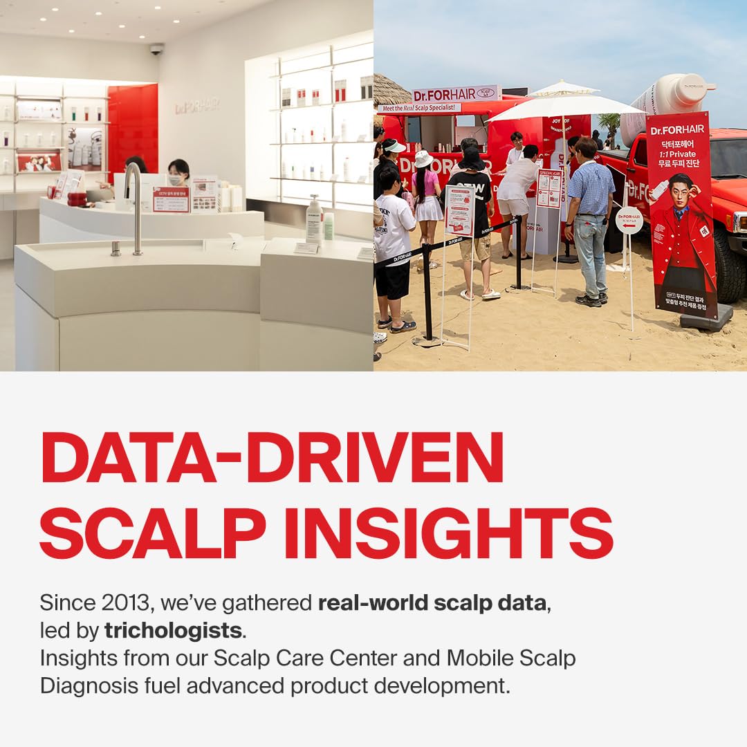 Dr.FORHAIR Folligen Shampoo | Korean Hair Care | Clarifying, Anti Dandruff, Scalp | For Hair Thickening & Fuller Looking, 16.91 fl oz