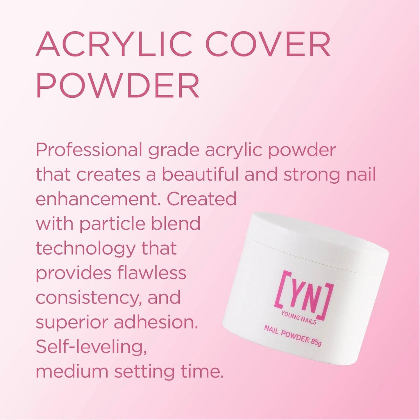 Young Nails Acrylic Cover Powder, Taupe, 85 Gram