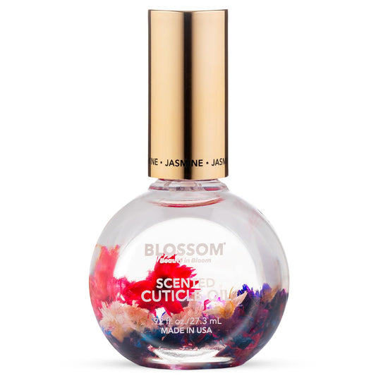 Blossom Cuticle Oil for Nails, Hydrating, Moisturizing, Scented Nail Oil Cuticle Care, Infused with Real Flowers, Made in USA, 0.92 fl. oz, Jasmine