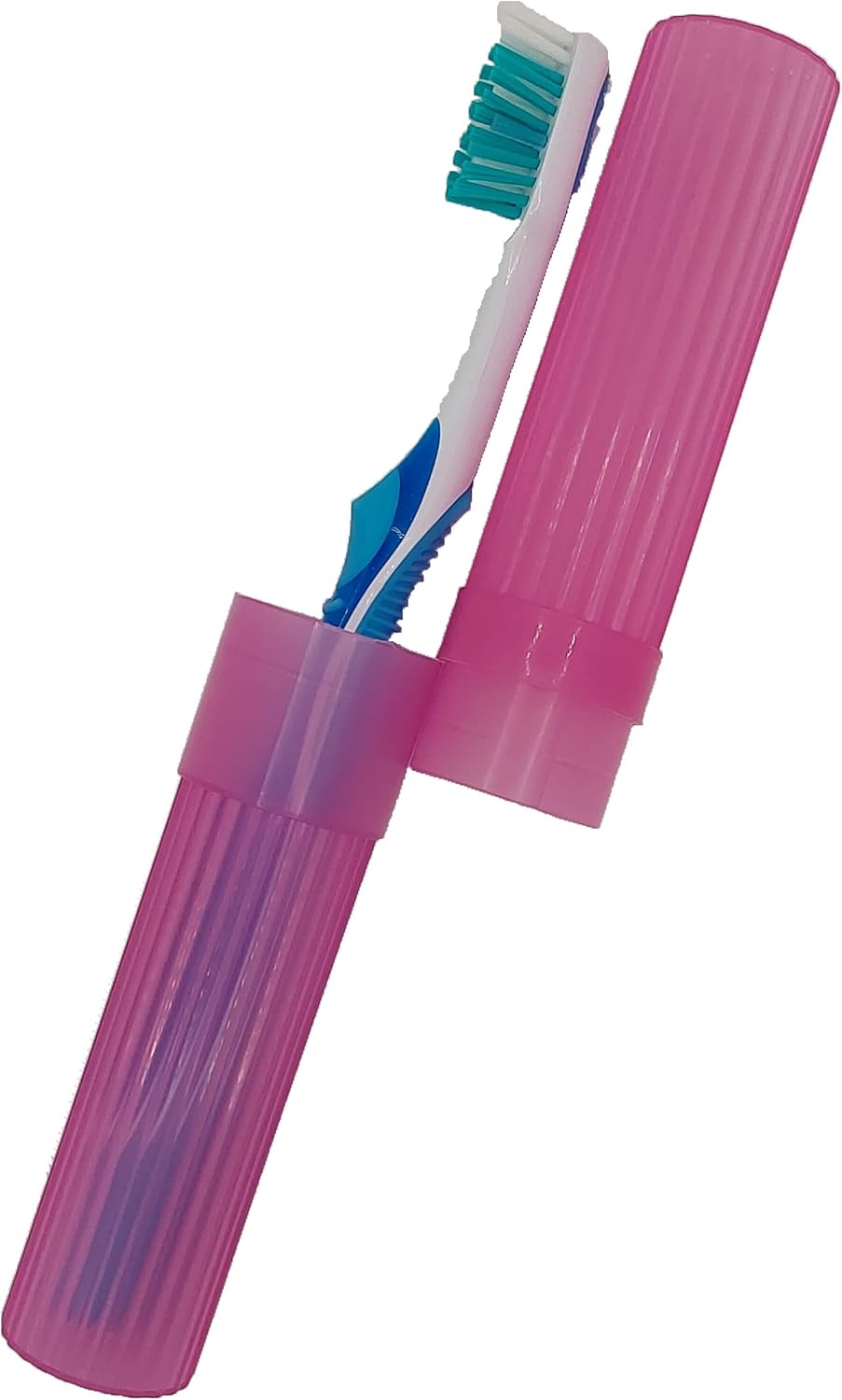 Toothbrush Holder (Pink) - Made in The USA. W/Ventilation Holes.