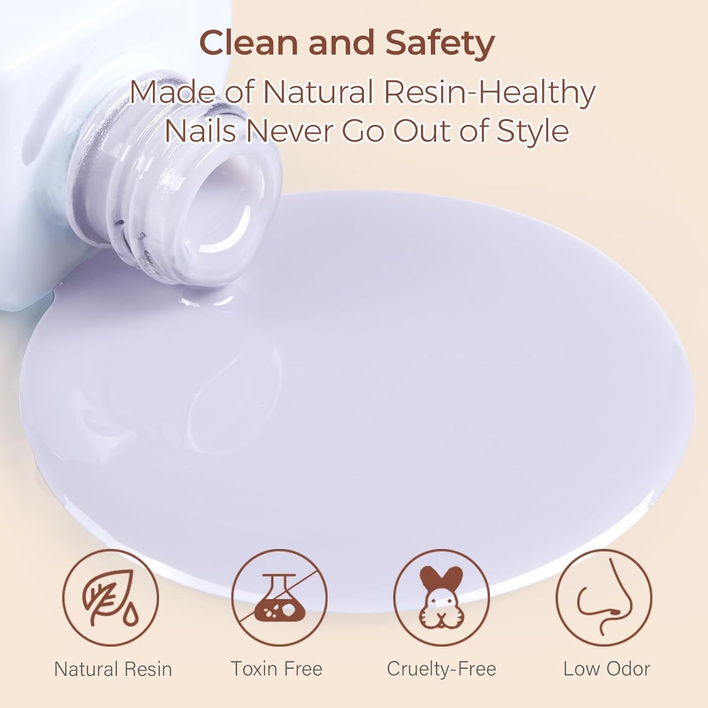 AILLSA Winter Gray Gel Nail Polish Rainy Day Jelly Gel Polish Neutral Sheer Translucent Nude Gel Polish Long Lasting Blue Gray Color Soak Off U V Gel for French Manicure Nail Art at Home 0.51 Oz