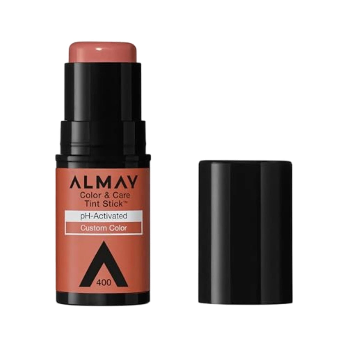 Almay Lip and Cheek Tint, Color & Care Tint Stick, Multi-Use Moisturizing Blush and Lip Color, Dewy Finish, 400 Nude Flush, 0.25 oz
