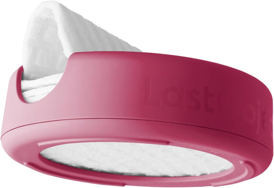 LastRound® 7 Sustainable Reusable Cotton Rounds for Facial Cleansing – Zero-Waste Eco-Friendly Makeup Remover Pads for All Skin Types with Travel Storage Case