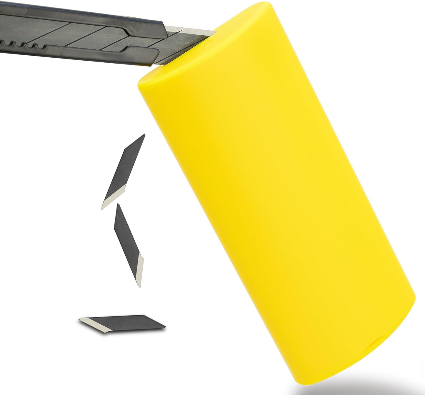 Umaki 2pieces Sharps Disposal Container for 9mm Utility Knife Blades & Razor Blade Disposal Case, Perfect for Home, Warehouses