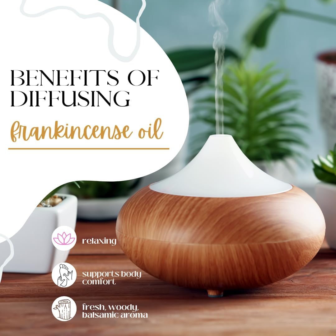 16 fl oz - Frankincense Essential Oil (100% Pure & Uncut), Aluminum Bottle - GreenHealth