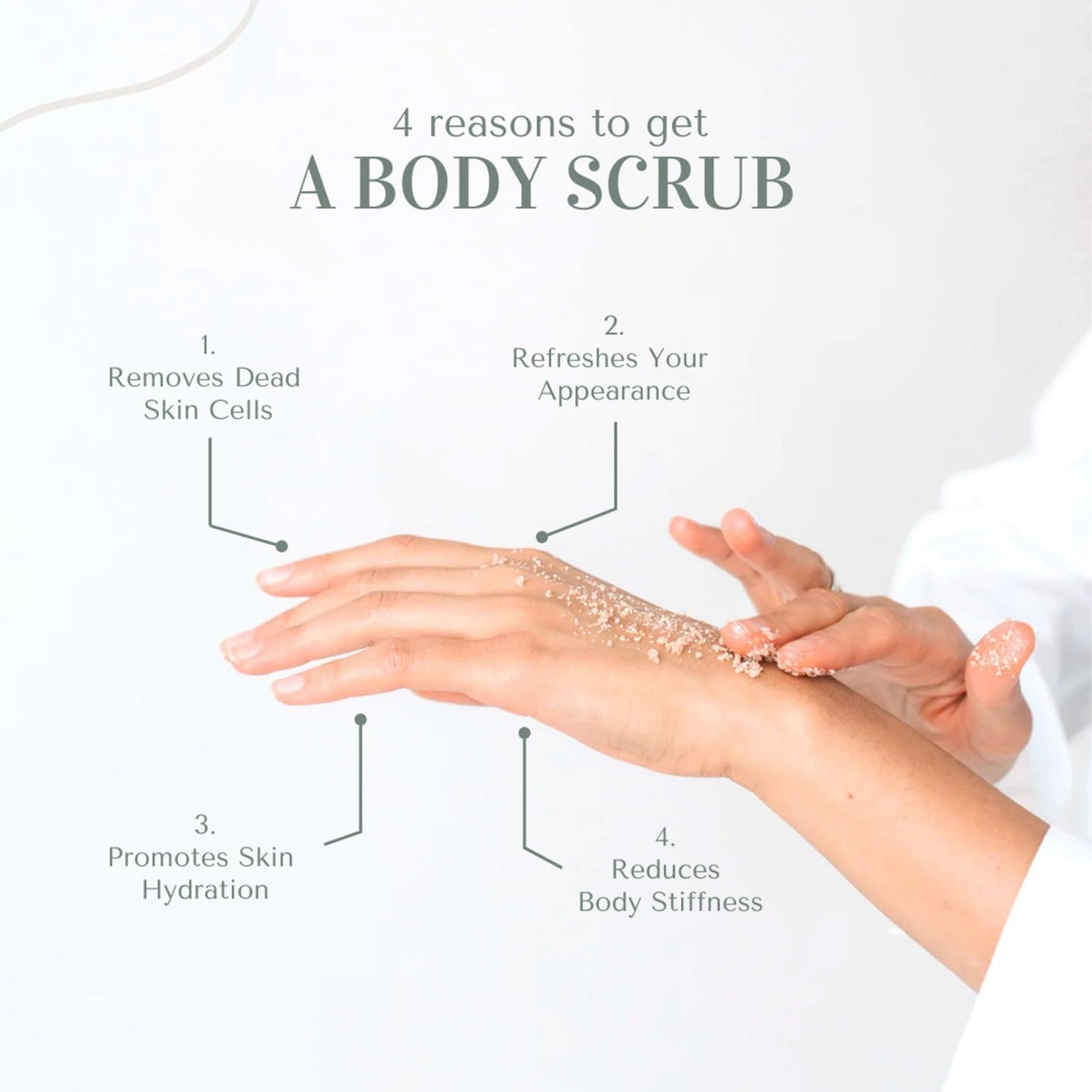 Green Tea Matcha Body & Foot Scrub 10 oz - A blend of matcha green tea extract, shea butter, and coconut oil for a soothing journey to a tranquil Zen garden - The best stocking stuffer