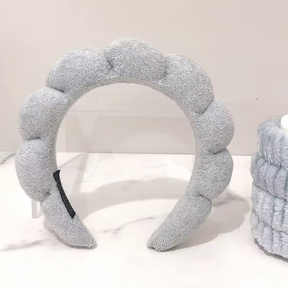 Spa Terry Cloth Headbands - Makeup and Facial Skincare, Face Washing, Mask Treatment