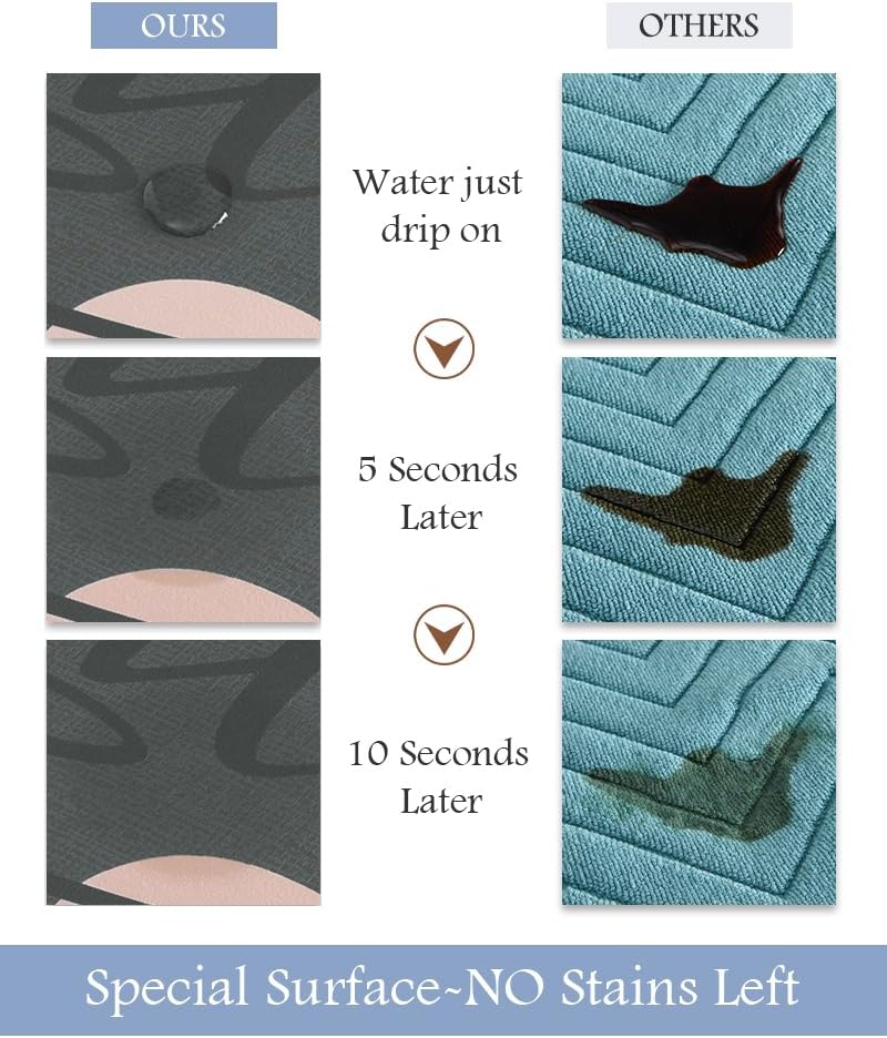 MontVoo-Bath Mat-Bathroom Mat Rug Non Slip Super Absorbent Stain Resistant Quick Dry Thin Bathroom Rug-Bath Mats for Bathroom Floor Bathtub Vanity-24 x35 Pink