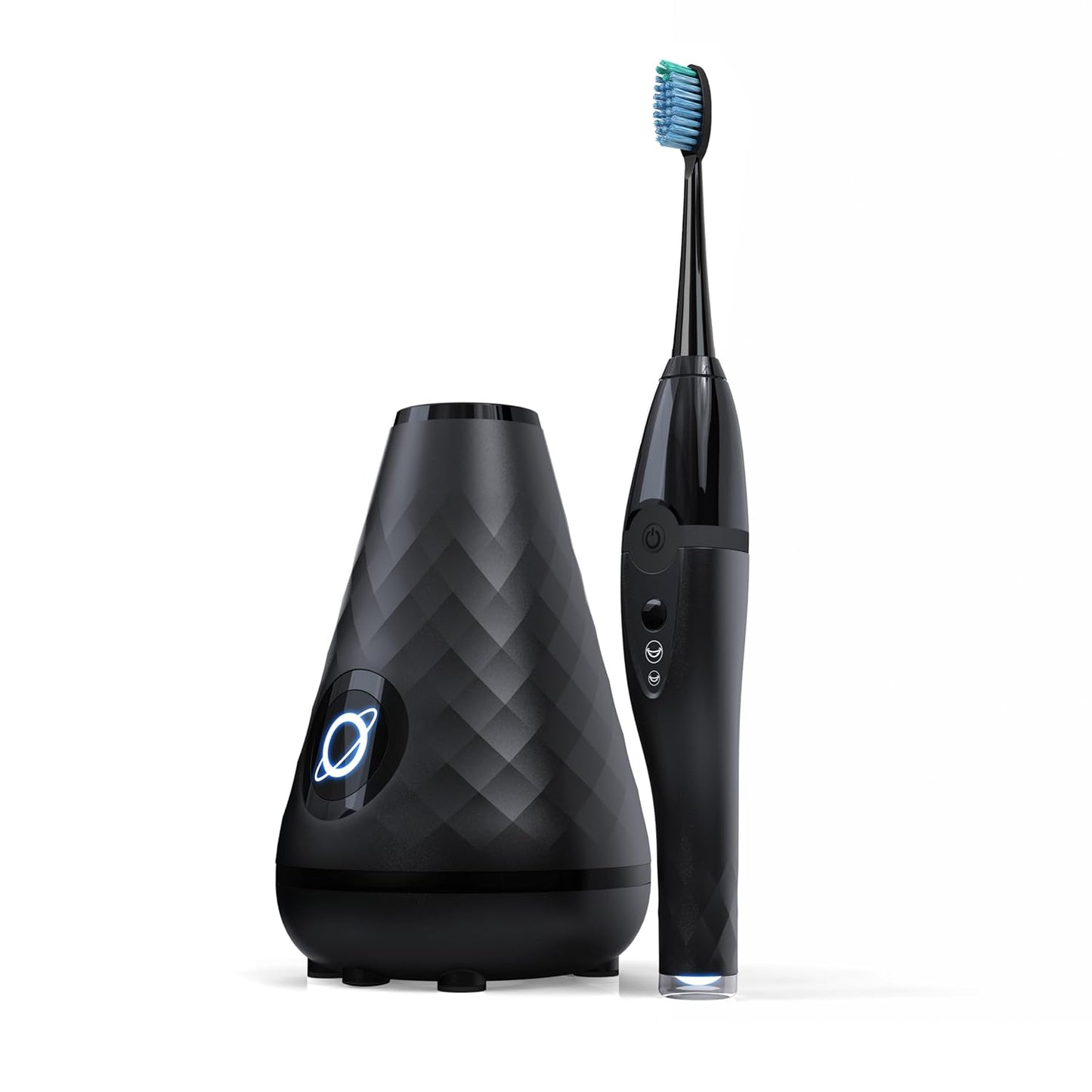 Tao Clean UV Sanitizing Sonic Toothbrush and Cleaning Station, Electric Toothbrush, Dual Speed Setting, Black