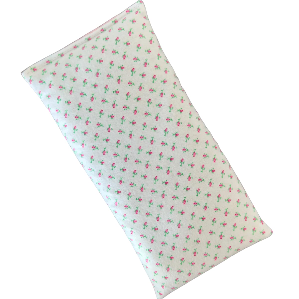 Large Microwave Heating Pad with Flax Seed, Scented or Unscented, Good For Back Pain or Cramps, Moist Heat Therapy or Ice Pack, Microwavable Bean Bag, 6" x 12" (Flannel Floral, Lavender & Peppermint)