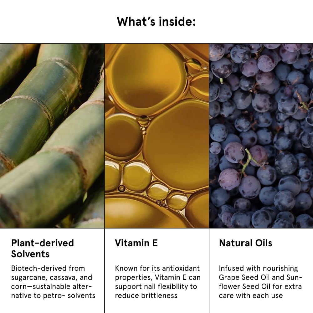 gitti Plant-based Nail Polish I Non-Toxic, 30-Free, Based On Natural Origin Ingredients, Cruelty-Free, Vegan, High Performance Colors, Glossy Finish, Shade no. 001 Hazel Glaze (0.5 fl oz)