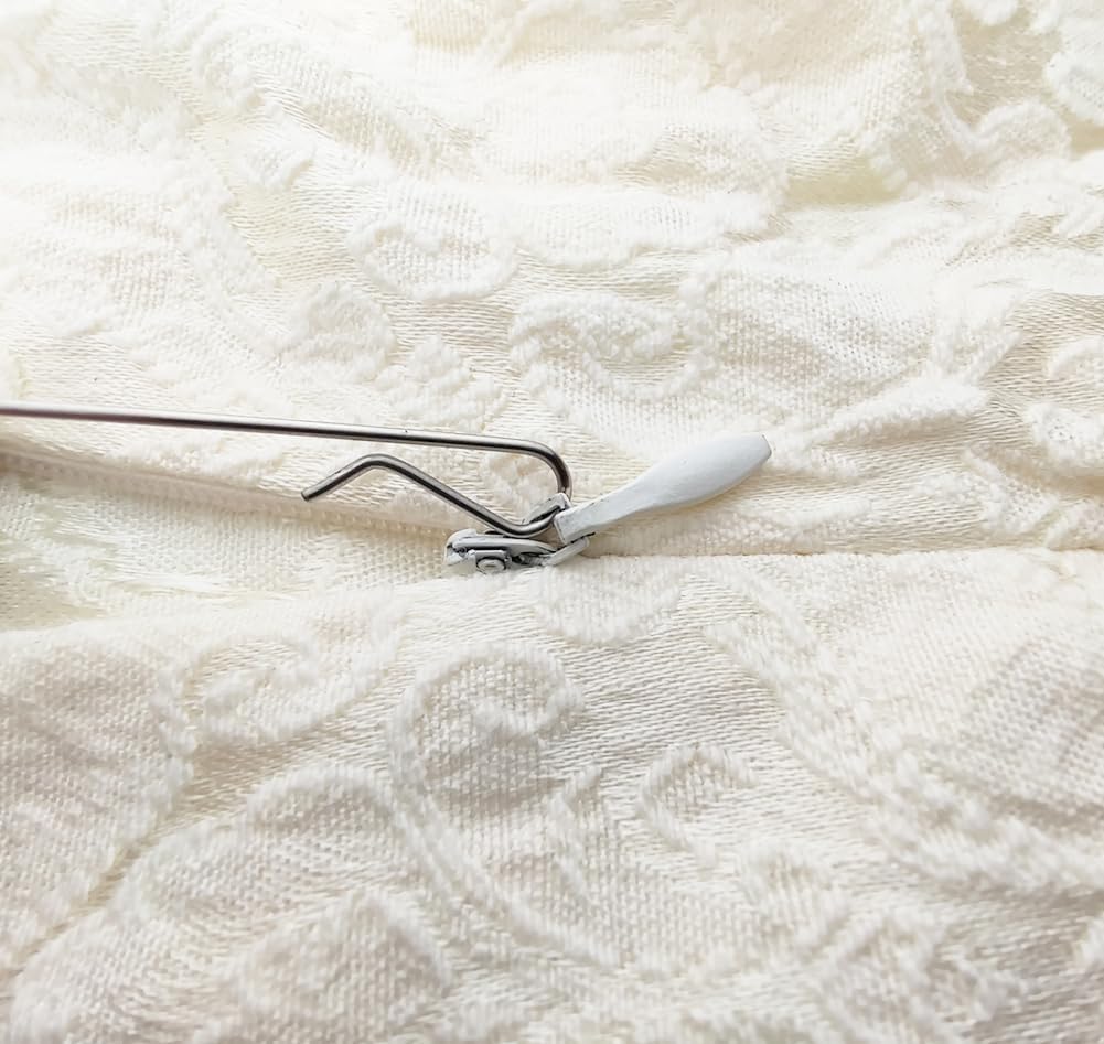 Strg Zipper Helper for Dress and Boots, Zipper Puller Zip with Hook and Clip for Almost All Zippers Types, Zip up Dress by Yourself (Rose Gold)