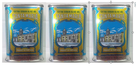Extra Virgin Olive Oil - Santa Maria Portuguese Vintage Metal Tin - 200ml. This is a brand with almost 100 Years. (3)