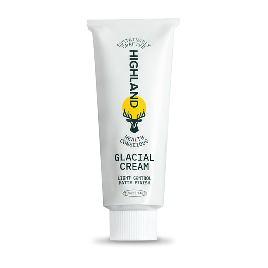 Highland Glacial Cream - Versatile hair styling cream that smooths, de-frizzes, texturizes & boosts curls. Natural, plant-derived, & made for all hair types. (2.5 oz)