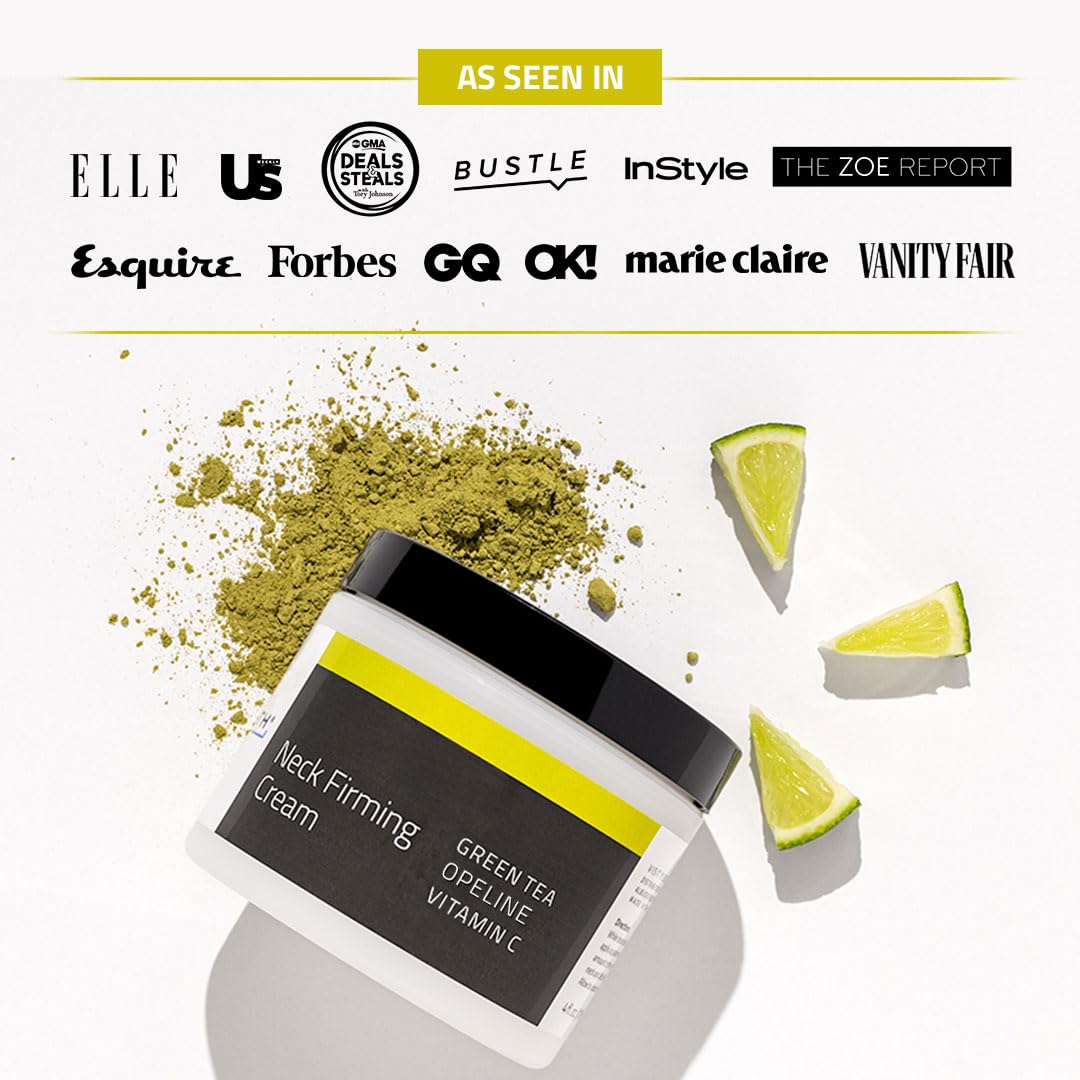 YEOUTH Neck Cream with Vitamin C, Skin Firming Moisturizer for Women and Men, Face and Neck Firming Cream Targets Double Chin, Décolletage, and Chest 4oz