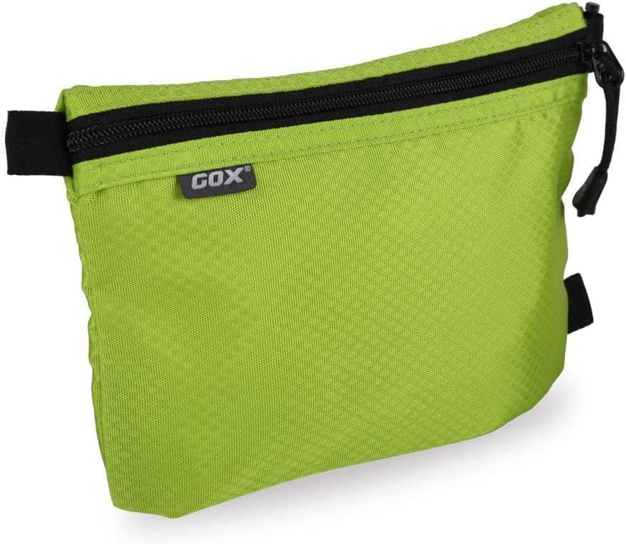 GOX Small Toiletry Bag for Men Bulk Cosmetic Bag Dopp Kit Carry On Zipper Pouch Organization Nylon Small Packing Sack Waterproof