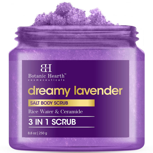 Botanic Hearth Dreamy Lavender Body Scrub 8.8 Fl Oz | Gently Exfoliates And Moisturizes Skin, Infused With Natural Lavender Oil And Essential Nutrients For Smooth And Radiant Skin